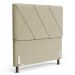 Cabeceira Cama Box Casal Queen Size Mel 160cm com Frame Linho Bege - Desk Design