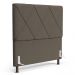 Cabeceira Cama Box Casal Queen Size Mel 160cm com Frame Linho Marrom - Desk Design
