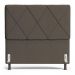 Cabeceira Cama Box Casal Queen Size Mel 160cm com Frame Linho Marrom - Desk Design