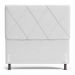 Cabeceira Cama Box Casal Queen Size Mel 160cm com Frame Sintético Branco - Desk Design
