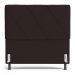 Cabeceira Cama Box Casal Queen Size Mel 160cm com Frame Sintético Marrom - Desk Design