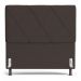 Cabeceira Cama Box Casal Queen Size Mel 160cm com Frame Suede Marrom - Desk Design