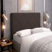 Cabeceira Cama Box Casal Queen Size Mel 160cm com Frame Suede Marrom - Desk Design
