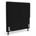 Cabeceira Cama Box Casal Queen Size Mel 160cm com Frame Veludo Preto - Desk Design