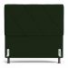 Cabeceira Cama Box Casal Queen Size Mel 160cm com Frame Veludo Verde - Desk Design