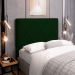 Cabeceira Cama Box Casal Queen Size Mel 160cm com Frame Veludo Verde - Desk Design