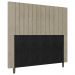 Cabeceira Cama Box Casal Queen Size Nala 160cm Linho Bege - Desk Design