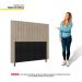 Cabeceira Cama Box Casal Queen Size Nala 160cm Linho Bege - Desk Design