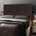 Cabeceira Cama Box Casal Queen Size Nala 160cm Linho Marrom - Desk Design