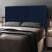 Cabeceira Cama Box Casal Queen Size Nala 160cm Veludo Azul Marinho - Desk Design