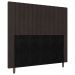 Cabeceira Cama Box Casal Queen Size Nala 160cm Veludo Marrom - Desk Design