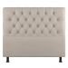 Cabeceira Cama Box Casal Queen Size Nice 160cm Linho Bege - Desk Design