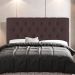 Cabeceira Cama Box Casal Queen Size Nice 160cm Linho Marrom - Desk Design
