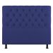 Cabeceira Cama Box Casal Queen Size Nice 160cm Suede Azul - Desk Design