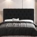 Cabeceira Cama Box Casal Queen Size Nice 160cm Suede Preto - Desk Design