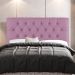 Cabeceira Cama Box Casal Queen Size Nice 160cm Suede Rosa - Desk Design
