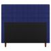 Cabeceira Cama Box Casal Queen Size Parisis 160cm Veludo Azul - Desk Design