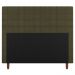 Cabeceira Cama Box Casal Queen Size Parisis 160cm Veludo Marrom - Desk Design