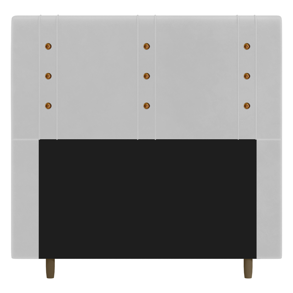 Cabeceira Cama Box Casal Queen Size Roma 160cm Corano Branco - Desk Design