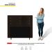Cabeceira Cama Box Casal Queen Size Roma 160cm Suede Marrom - Desk Design