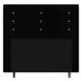 Cabeceira Cama Box Casal Queen Size Roma 160cm Suede Preto - Desk Design