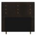 Cabeceira Cama Box Casal Queen Size Roma 160cm Veludo Marrom - Desk Design