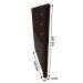 Cabeceira Cama Box Casal Roma 140cm Corano Marrom - Desk Design