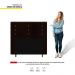 Cabeceira Cama Box Casal Roma 140cm Corano Marrom - Desk Design