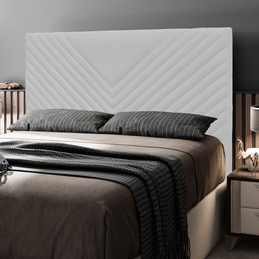 Cabeceira Cama Box Casal Viena 140cm Corano Branco - Desk Design