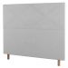 Cabeceira Cama Box Solteiro Cairo 90cm Corano Branco - Desk Design