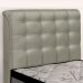 Cabeceira Cama Box Solteiro Ciara 90cm Botonê com Frame Suede Bege - Desk Design
