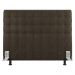 Cabeceira Cama Box Solteiro Dahlia 90cm Com Frame Suede Marrom - Desk Design