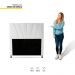 Cabeceira Cama Box Solteiro Dallas 90cm Corano Branco - Desk Design
