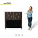 Cabeceira Cama Box Solteiro Dallas 90cm Corano Marrom - Desk Design