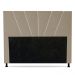 Cabeceira Cama Box Solteiro Dallas 90cm Suede Bege - Desk Design