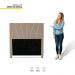 Cabeceira Cama Box Solteiro Dallas 90cm Suede Bege - Desk Design