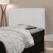 Cabeceira Cama Box Solteiro Donna 90cm Corano Branco - Desk Design