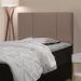Cabeceira Cama Box Solteiro Donna 90cm Suede Marrom - Desk Design