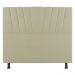 Cabeceira Cama Box Solteiro Dublin 90cm Sintético Bege - Desk Design
