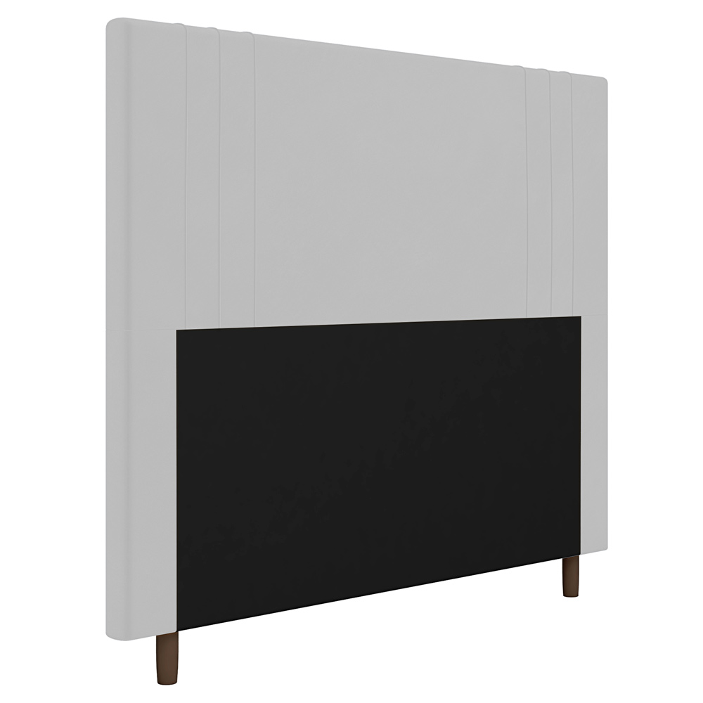 Cabeceira Cama Box Solteiro Ferrara 90cm Corano Branco - Desk Design
