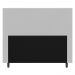 Cabeceira Cama Box Solteiro Ferrara 90cm Corano Branco - Desk Design