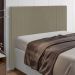 Cabeceira Cama Box Solteiro Ferrara 90cm Suede Bege - Desk Design