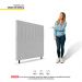 Cabeceira Cama Box Solteiro Itália 90cm Corano Branco - Desk Design