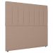 Cabeceira Cama Box Solteiro Ivana 90cm Linho Bege - Desk Design