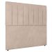 Cabeceira Cama Box Solteiro Ivana 90cm Veludo Bege - Desk Design