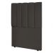 Cabeceira Cama Box Solteiro Kharla 90cm Veludo Marrom - Desk Design