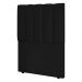 Cabeceira Cama Box Solteiro Kharla 90cm Veludo Preto - Desk Design