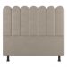 Cabeceira Cama Box Solteiro Lana 100cm Linho Bege - Desk Design