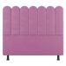 Cabeceira Cama Box Solteiro Lana 100cm Suede Rosa - Desk Design