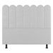 Cabeceira Cama Box Solteiro Lana 90cm Sintético Branco - Desk Design